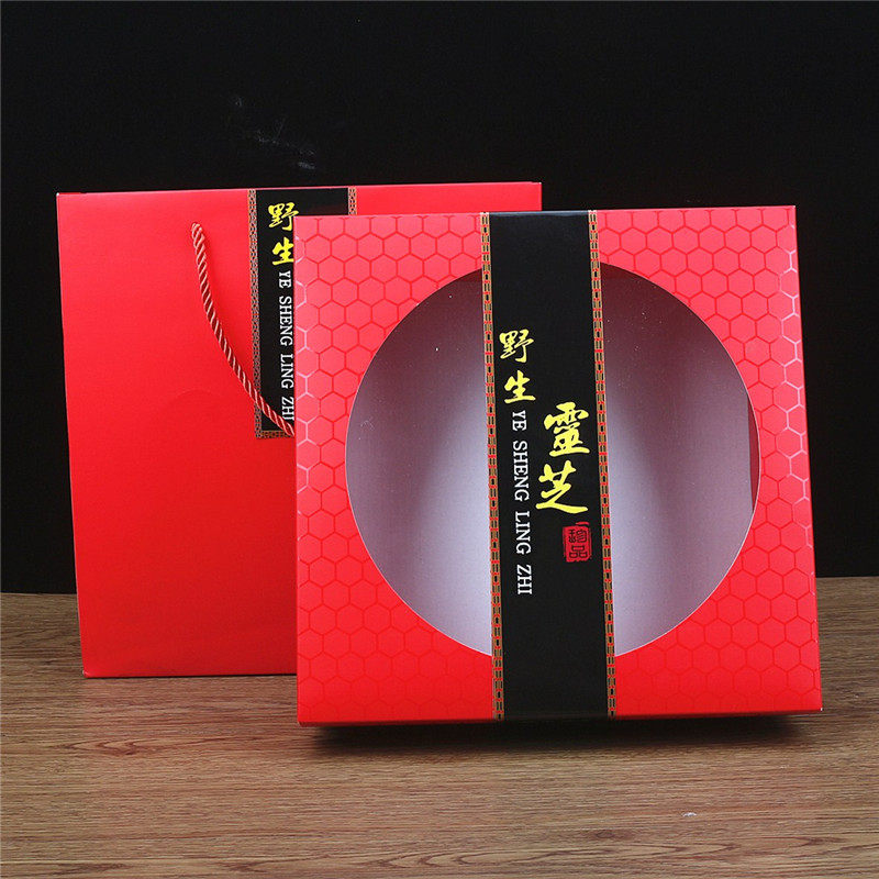 鱼胶花胶礼品包装盒羊肚菌姬松茸野生灵芝沙虫红菇名贵花菇礼盒子,淘宝优惠券,粉丝福利购,淘宝优惠卷