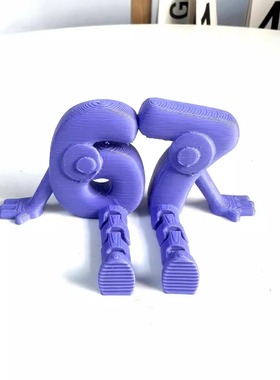 3D打印Joint Movable Digital Ornament窃取脑腐67公仔小人摆件