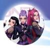 Cross-border new product kpop witch hunter group projection watch 24 patterns children's electronic luminous watch toy gift