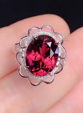 18k白金可代镶嵌戒指空托