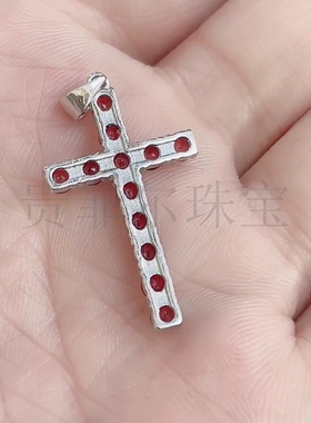 贵菲尔珠宝天然石榴石吊坠