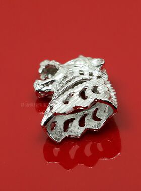 银镀金内径狼牙吊坠空托