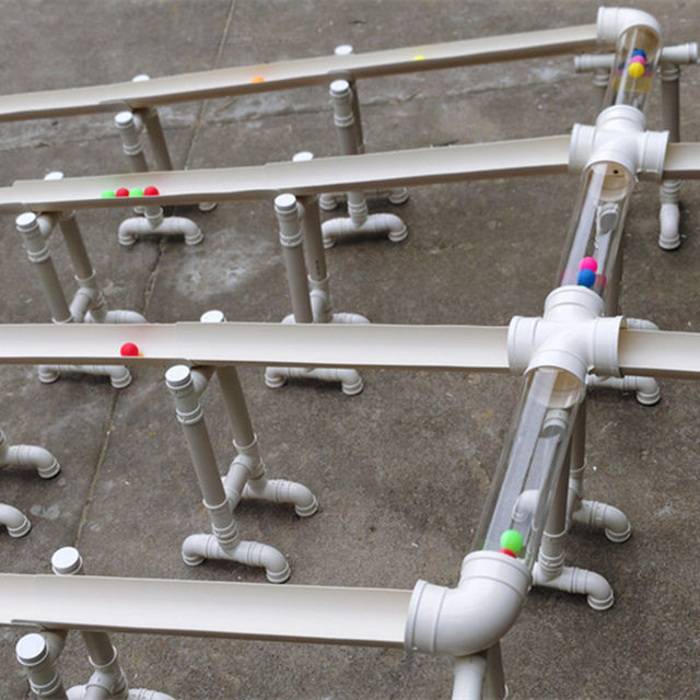 Kindergarten sand and water toys PVC material play water pipe water pipe combination children's outdoor water and sand pool play equipment