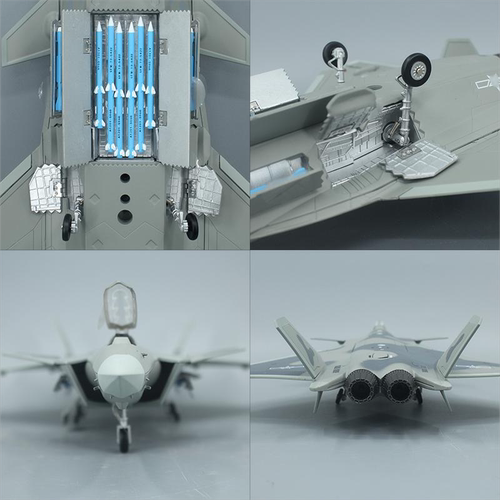 中国歼20隐形战斗机成品模型 J-20/歼20仿真飞机摆件收藏  1：48 - 图3