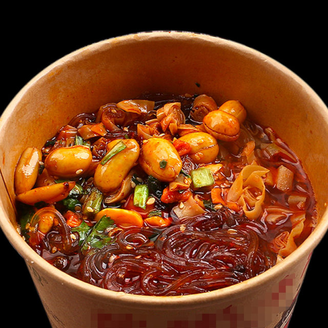 Hi Chia's Hot and Sour Sweet Potato Vermicelli is conveniently packed in large buckets
