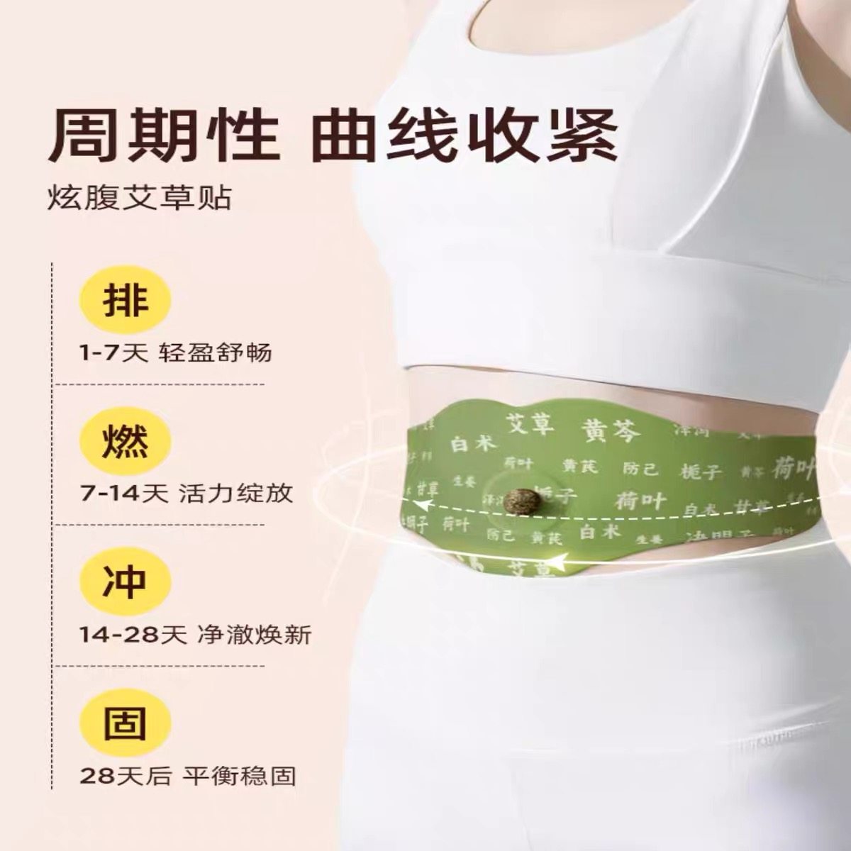 【贴出马甲线】睡前逆袭收腹艾绒轻盈艾灸暴汗油切轻盈炫腹贴,淘宝优惠券,粉丝福利购,淘宝优惠卷