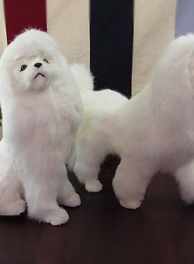 包邮大号贵宾橱窗仿真狗