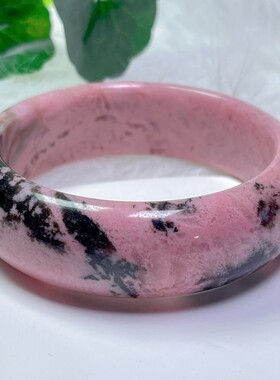 蔷薇辉手镯10x1桃花玉圆珠