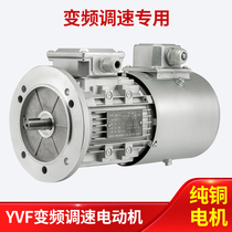 YVF frequency conversion throttle fan upright B5 three-phase 220 motor motors 0 75 1 1 1 1 1 5 2 2 3 4 KW