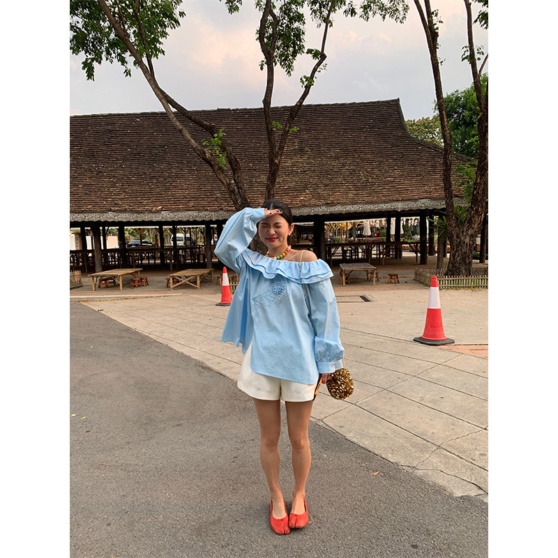 落落狷介裤子女2025新款小个子设计感短裤夏季阔腿裤松紧腰休闲裤,淘宝优惠券,粉丝福利购,淘宝优惠卷