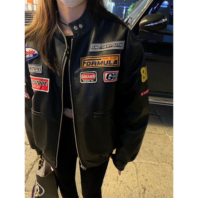 落落狷介 黑色皮衣女机车外套设计感小众加棉冬季PU皮外套小个子,淘宝优惠券,粉丝福利购,淘宝优惠卷