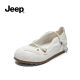 Jeep thick-soled Mary Jane women's shoes 2026 new shallow mouth single shoes women's one-legged commuter women's shoes P661W13315