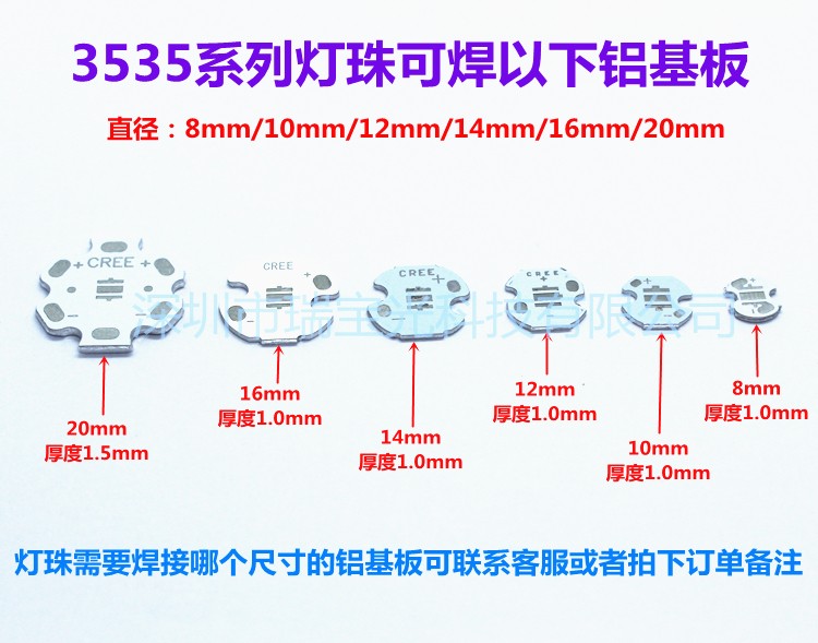 3535红外发射led灯珠680/730/780/810/850/940/980NM医疗监控补光 - 图1