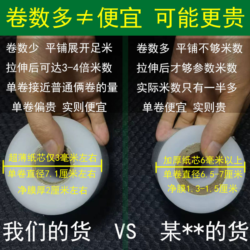 pe商用小卷缠绕膜拉伸膜酒瓶外卖打包盒奶茶杯封口保鲜膜防漏密封,淘宝优惠券,粉丝福利购,淘宝优惠卷