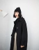 Ba Lanes Áo len tự làm Phụ nữ Áo tay dài bằng nylon Áo khoác dài đơn Khóa ngực 50 Wool Plus Velvet 1212 Mới - Áo khoác ngắn áo khoác nữ uniqlo Áo khoác ngắn
