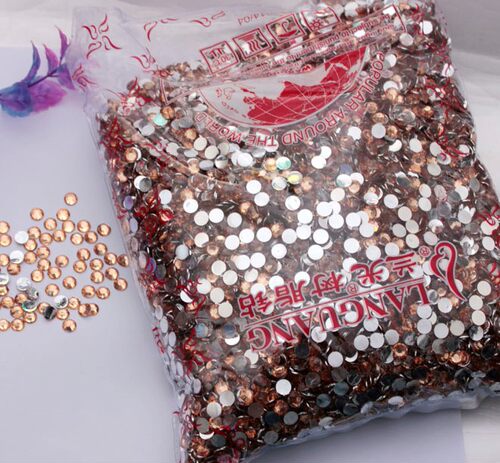 6MM 兰光 树脂钻琉璃钻仿奥钻14切面爆闪水钻手机壳DIY贴钻材料 - 图3