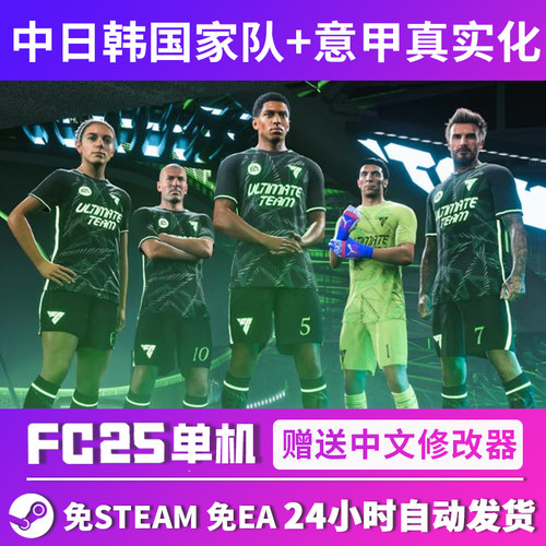 steam正版中文FC25离线单机游戏PC经理中日韩国家队送传奇FIFA25 - 图3