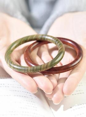 正宗绿檀木手镯女男檀木檀香木质