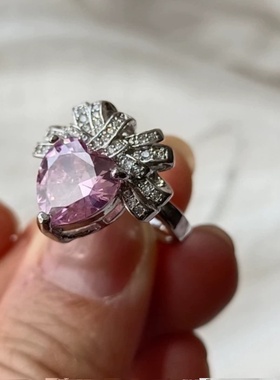 OGLoc满钻爱心蝴蝶结项链