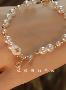 温柔施家珍珠手链女轻奢小众设计