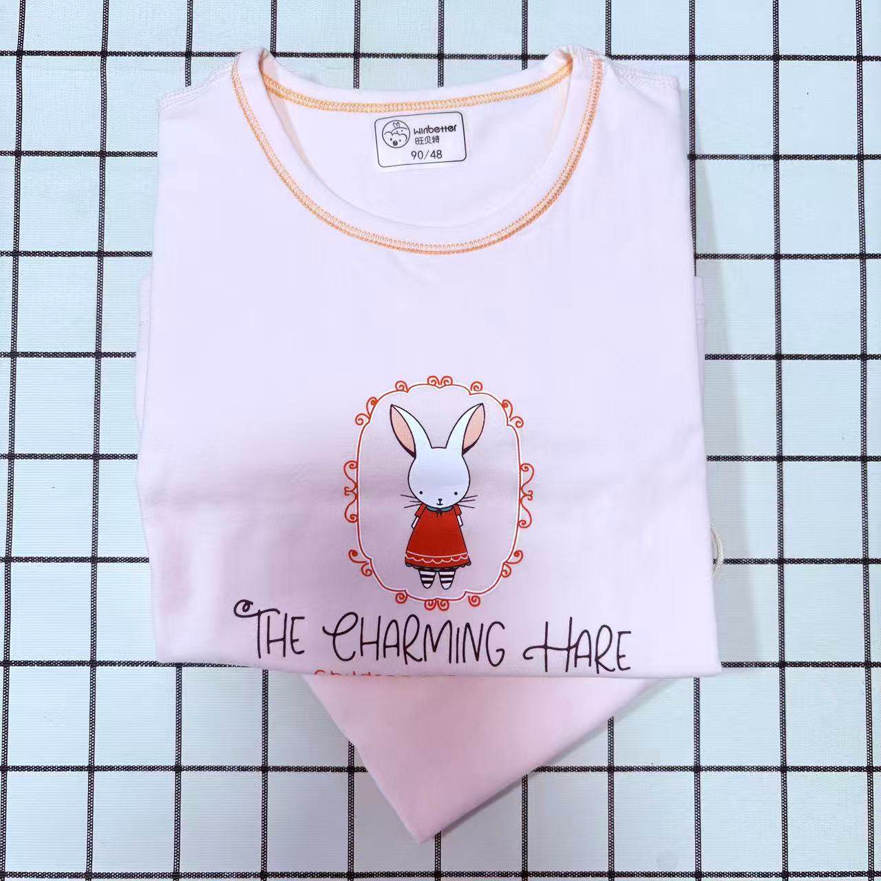 旺贝特儿童内衣套装女小童纯棉秋衣秋裤无骨莱卡棉秋冬睡衣家居服,淘宝优惠券,粉丝福利购,淘宝优惠卷