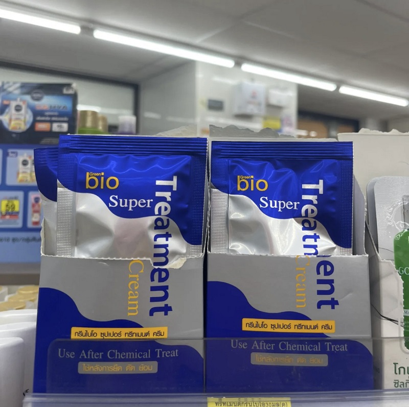 受损发质快买！泰国7-11便利店同款Green Bio发膜滋润发乳护发素 - 图2