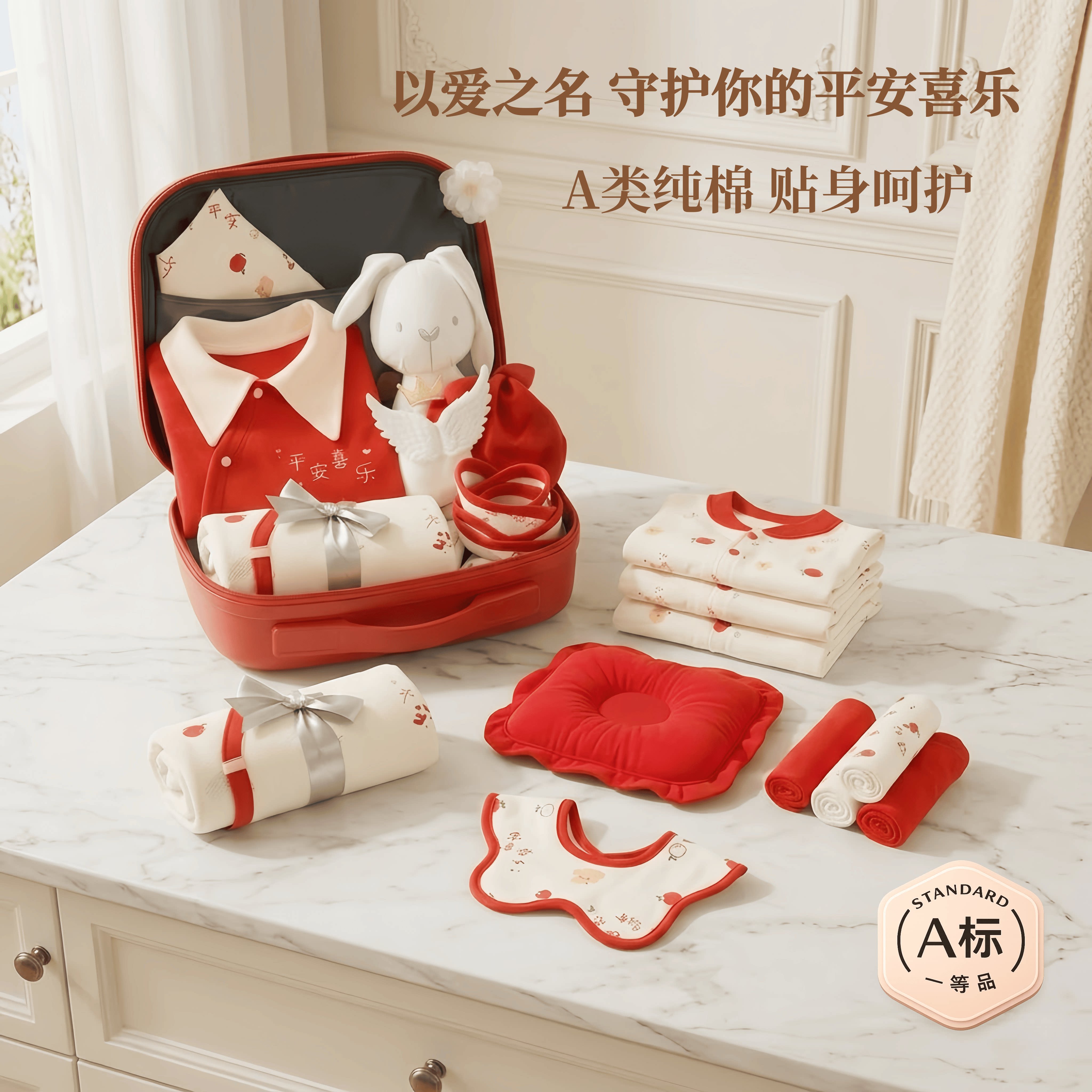 新生儿见面礼盒婴儿衣服初生套装宝宝满月刚出生用品产妇礼物高档
