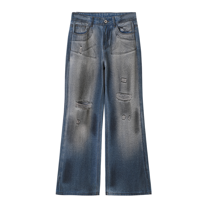 CONP 23AW Stained Jeans“遗失的ID CARD”污渍牛仔裤