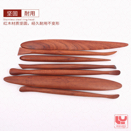 红木雕塑工具 手办精雕油泥软陶泥塑陶艺石粉粘土雕刻细节泥塑刀 - 图0