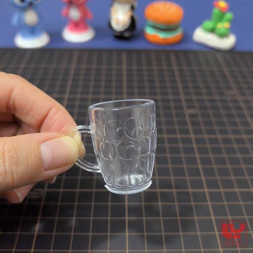 水晶杯套装 粘土奶油土Diy工具材料 仿真模型手办迷你水晶泥杯子 - 图2