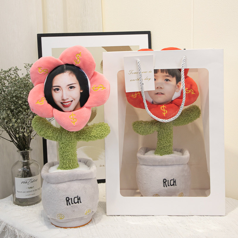 Diy定制照片玩偶人脸娃娃公仔沙雕搞怪搞笑玩具男创意生日礼物女 - 图2