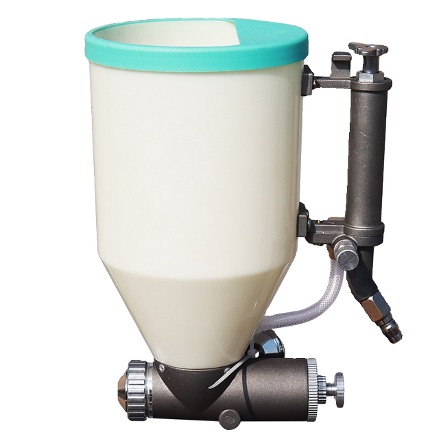 Stainless steel tank water-covered sand water spray gun spray can cylinder control imitation stone paint diatom mud latex paint crown crystal stone