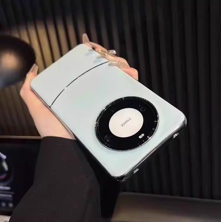 适用华为mate80pro手机壳超薄酒红皮纹mate70pro新款保护套mate60轻奢高级感女80promax全包防摔mate60RS简约 - 图2