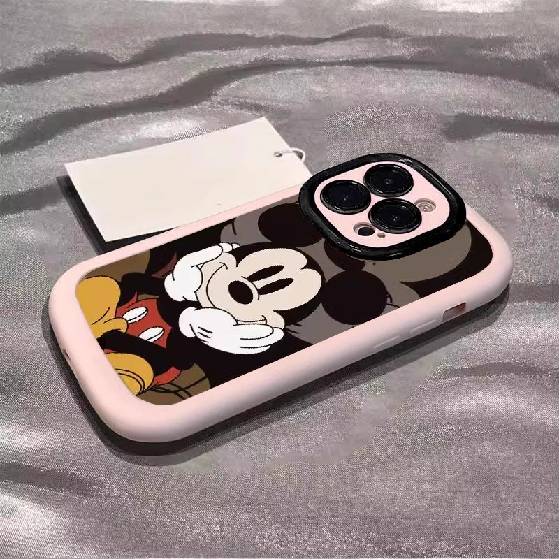 托脸米奇适用苹果17promax手机壳新款彩绘iphone16pro卡通可爱15PM小众创意14硅胶全包13防摔保护套17pro软 - 图2