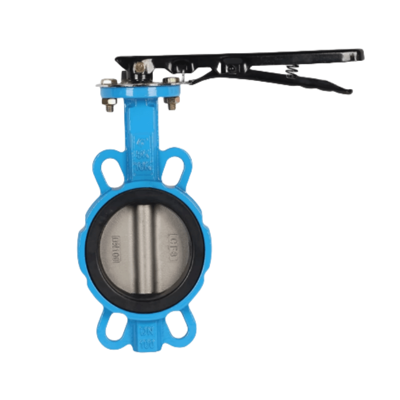 D71X-16手柄蝶阀球墨铸铁304四氟不锈钢板手动对夹碟阀DN80 100,淘宝优惠券,粉丝福利购,淘宝优惠卷