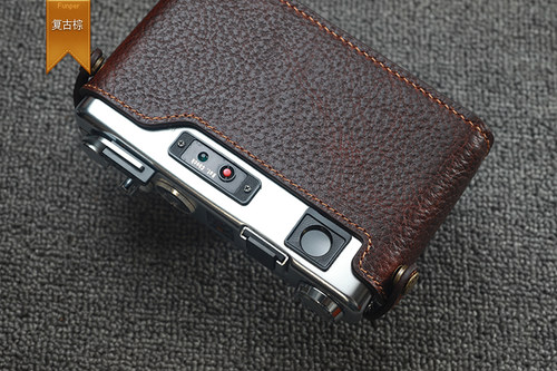 【Funper】雅西卡Yashica 35GS 相机皮套 纯手工真牛皮包胶片底座 - 图2