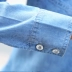 Mùa xuân hè 2019 của phụ nữ phiên bản Hàn Quốc mới của áo sơ mi denim cotton tự trồng, áo sơ mi nữ tay dài mỏng manh - Áo sơ mi dài tay