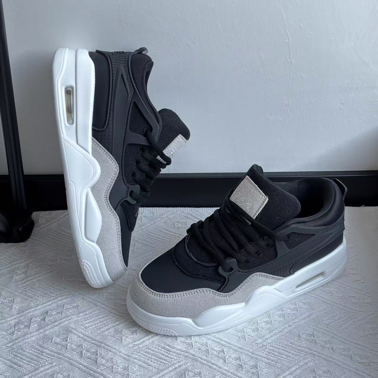 跃莱克2025新款复古男女篮球高帮情侣气垫联名ins百搭运动休闲鞋,淘宝优惠券,粉丝福利购,淘宝优惠卷