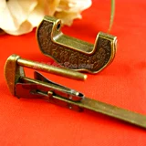 Ченгю мини -столетие хорошее альтернативный антикварный древний медный замок