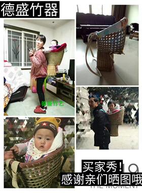 精品竹编纯手工竹编背篼
