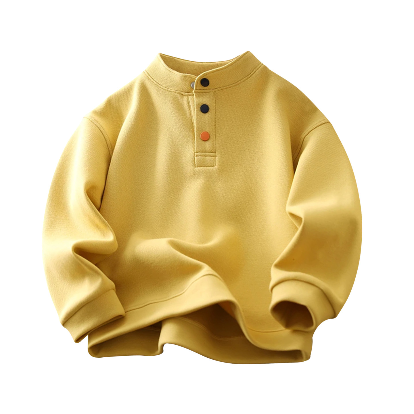 男童长袖T恤2026春秋装新款儿童帅气纯色立领打底衫大童百搭上衣,淘宝优惠券,粉丝福利购,淘宝优惠卷