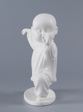 陶瓷客厅功夫人物中式风桌面摆件