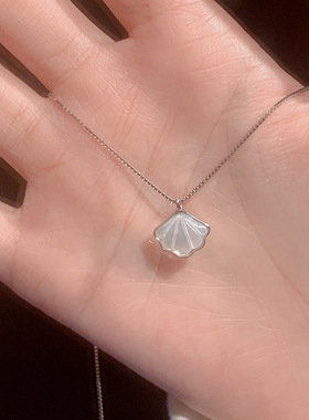 贝子项链女小众年感ins一辈子锁骨链生日礼物