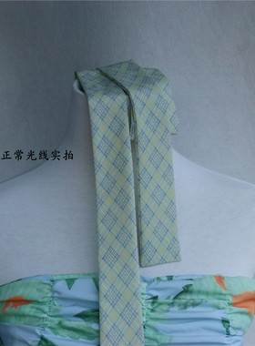 夏季长条丝巾颈链装饰领巾choker