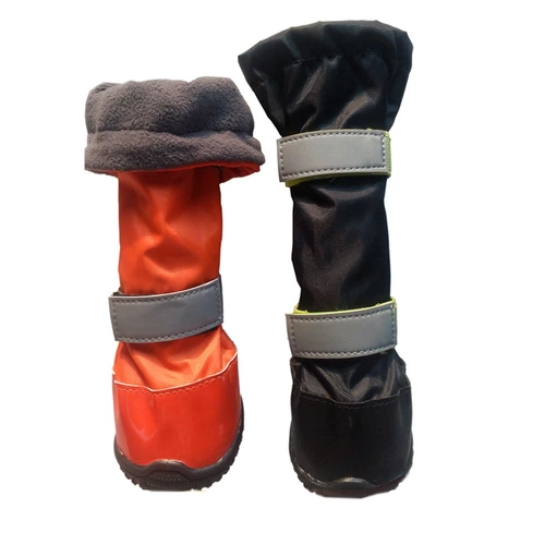 Большие ботинки для собак дождевые туфли, золотые волосы для собак обуви