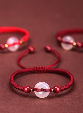 女玉髓名族风时尚手绳