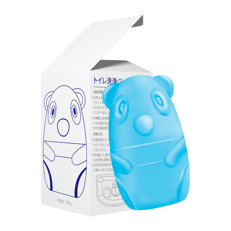 3瓶装小熊马桶清洁除臭宝
