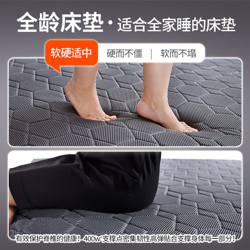 穗欣纯3D床垫可水洗全透气4D床垫5D6D1.5米1.8护腰空气纤维席梦思 - 图3