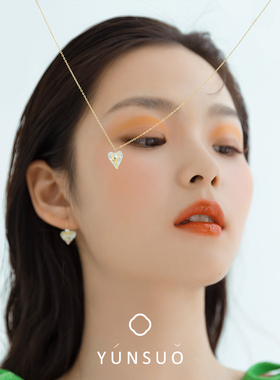 INS系列爱心纯银心形网红锁骨链