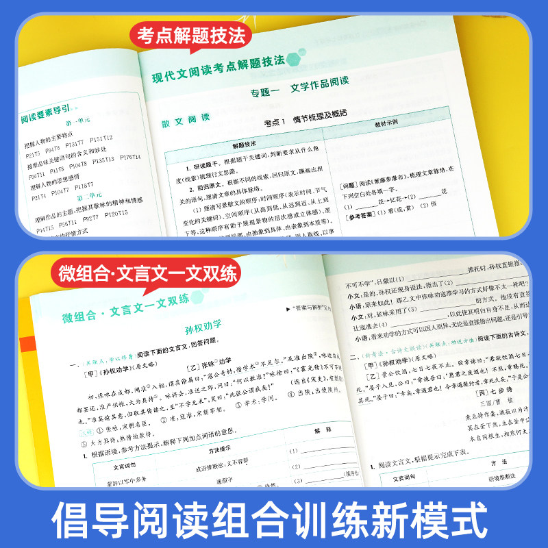 苏州专版2026秋季春版初中语文英语阅读组合训练七八九年级上下册通成学典中考现代文言文古诗词阅读理解完形填空基础知识听力专项